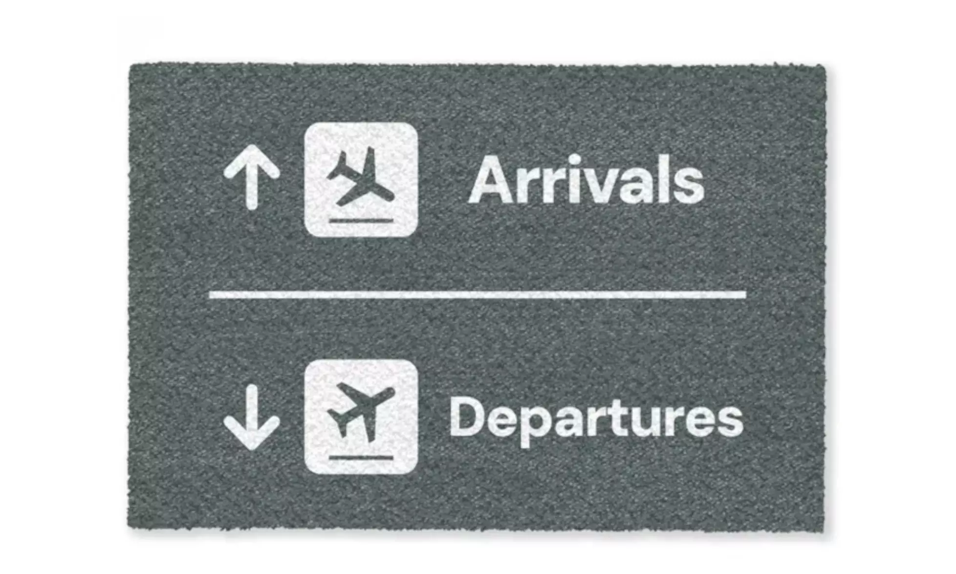 Fußmatte mit Namen in Design nach Wahl