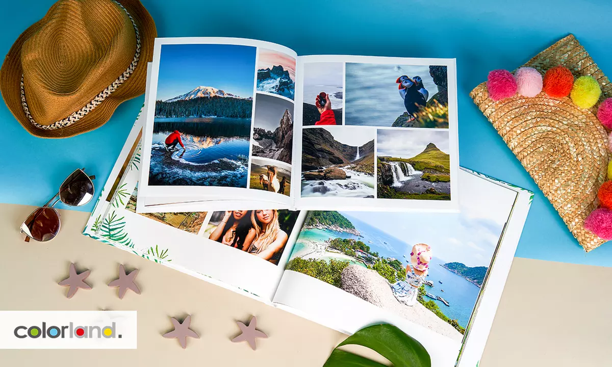 Fotobuch Classic 20 x 20 cm oder 30 x 30 cm mit 28 bis 140 Seiten von Colorland (bis zu 83% sparen) - Primary Image