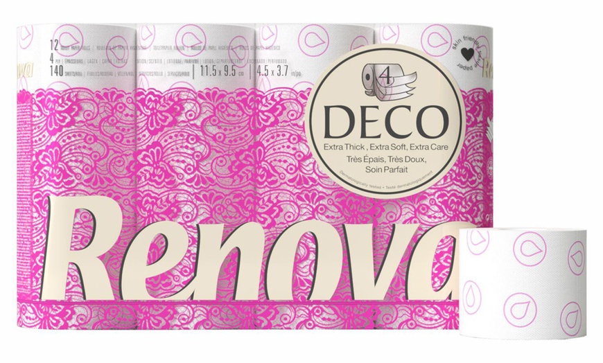 Image 2: 60 Rolls of Renova Deco Four-Ply Scented Toilet Paper
