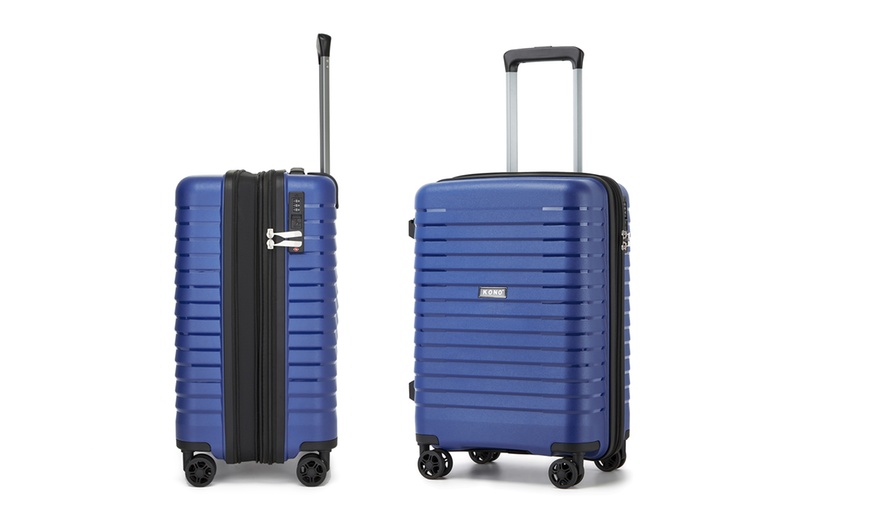 Image 19: Valises Kono rigides à poignée télescopique avec serrure TSA