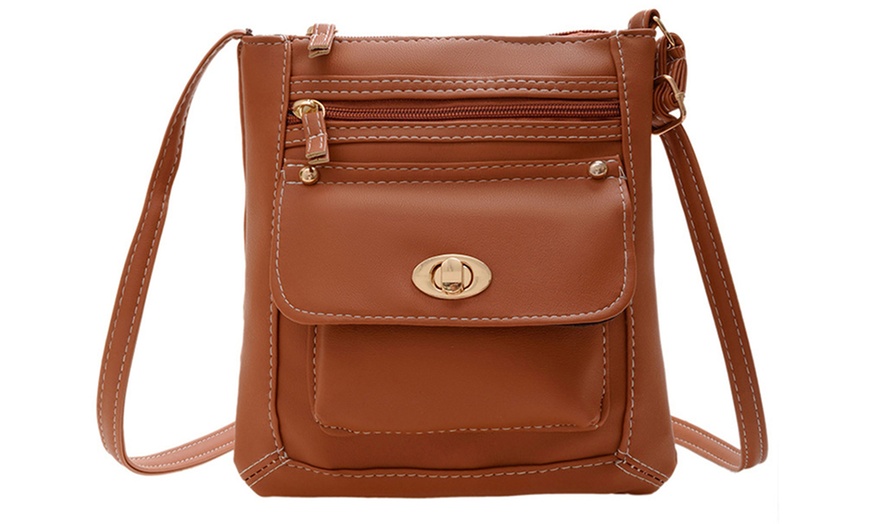 Image 5: Women's Vintage Style Crossbody Shoulder Bag