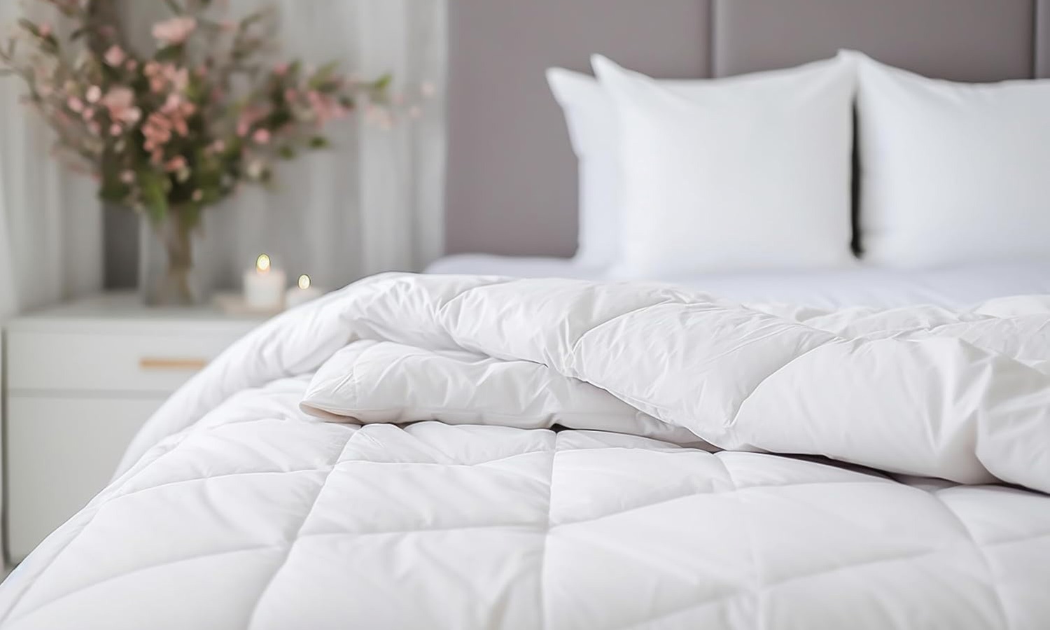 Zomerdekbed met diamantstiksel