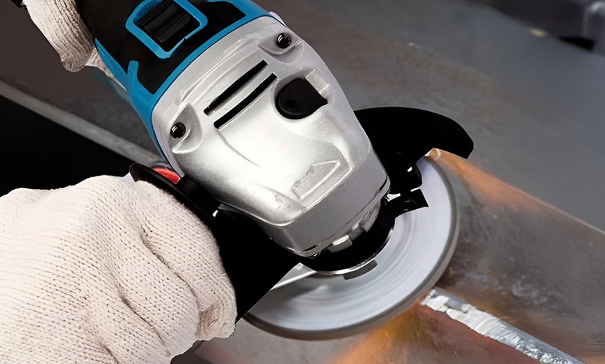 Image 1: Meuleuse électrique à double batterie