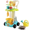Image 1: Gardening Tools and Trolley Play Set for Kids