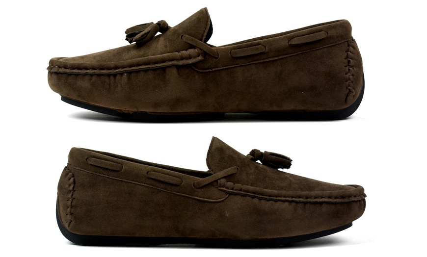 Image 4: Boys' Faux Suede Slip-On Loafers