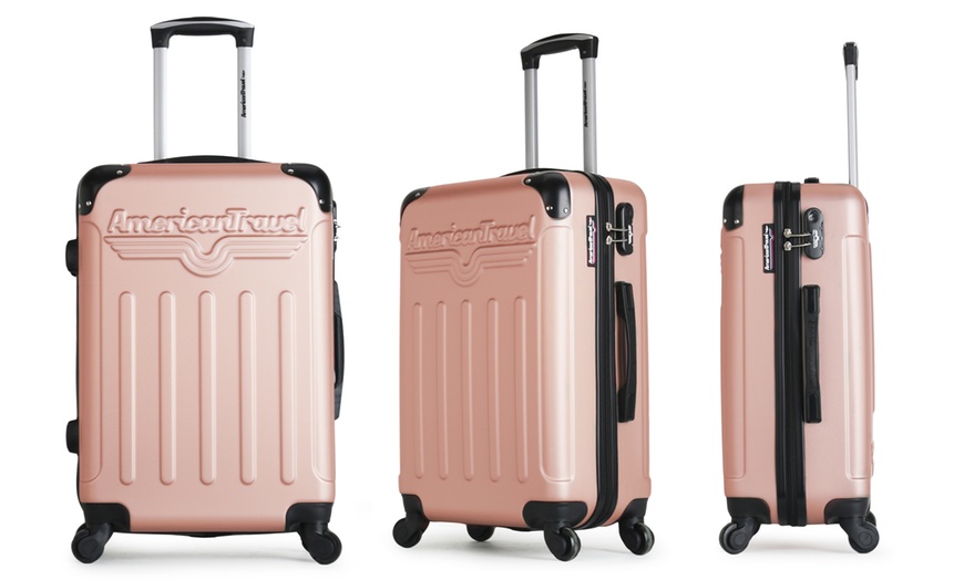 Image 18: Three American Travel Suitcases