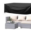 Image 5: Four-Piece Rattan-Effect Garden Sofa Set with Optional Cover