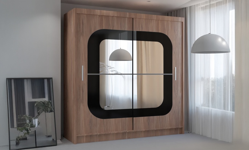 Image 7: Chelsea Sliding Mirror Wardrobe