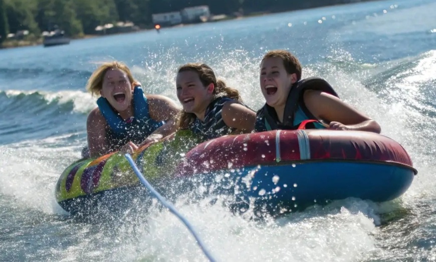 Image 3: Thrill on the Water – Wakesurf, Wakeboard or Tubing Adventure