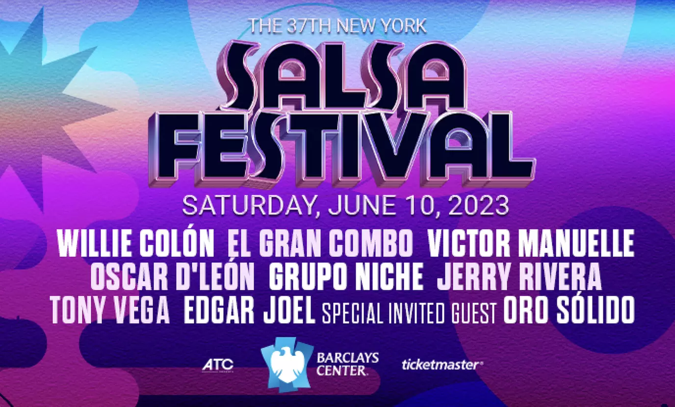 New York Salsa Festival W/ Willie Colón, El Gran Combo, Victor Manuelle, Grupo Niche, & more on June 10 at 8 p.m. - Primary Image