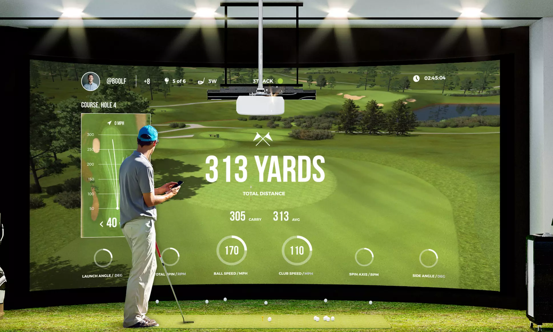 Impact Indoor Golf Simulator in Niagara, ON