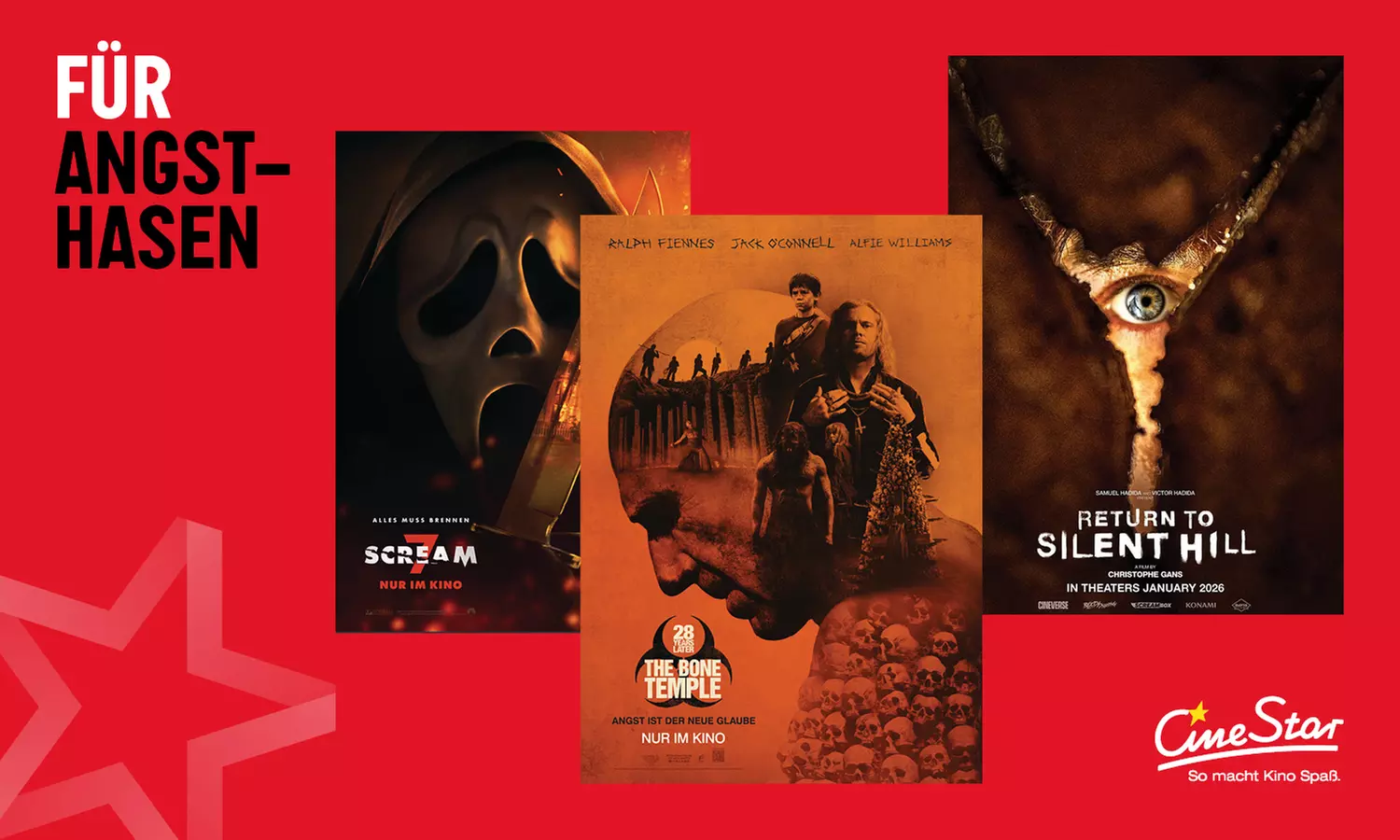 Sichere dir jetzt deine CineStar Kinotickets