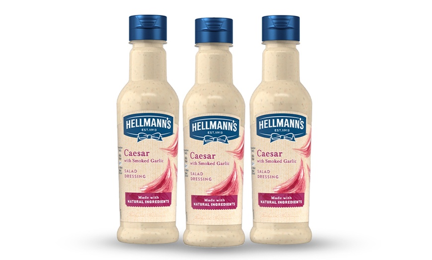 Image 3: Three Hellmann's Salad Dressings 210ml