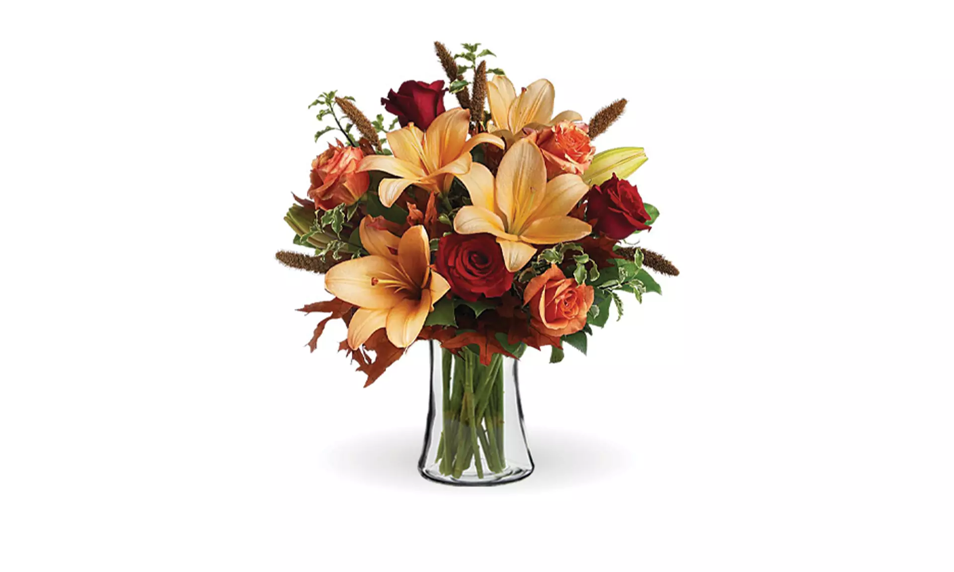 Warm & Rustic Fall Flower Arrangements from Blooms Today with Vase & Flower Delivery Included (Up To 72% Off)