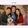 Image 4: Create One Image: Custom Digital Family Photo Merge– Add People /Pets
