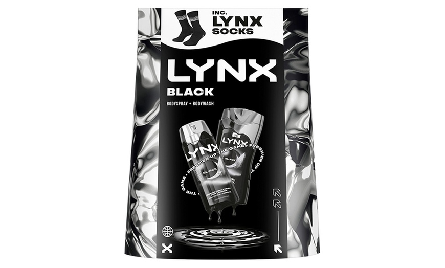 Image 2: Lynx Black Duo Gift Set, Body Spray and Bodywash Grooming Kit