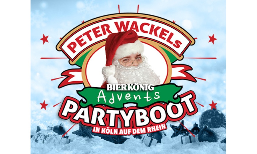 Image 1: Ticket für „Peter Wackels Bierkönig Advents-Partyboot“ am 29. November