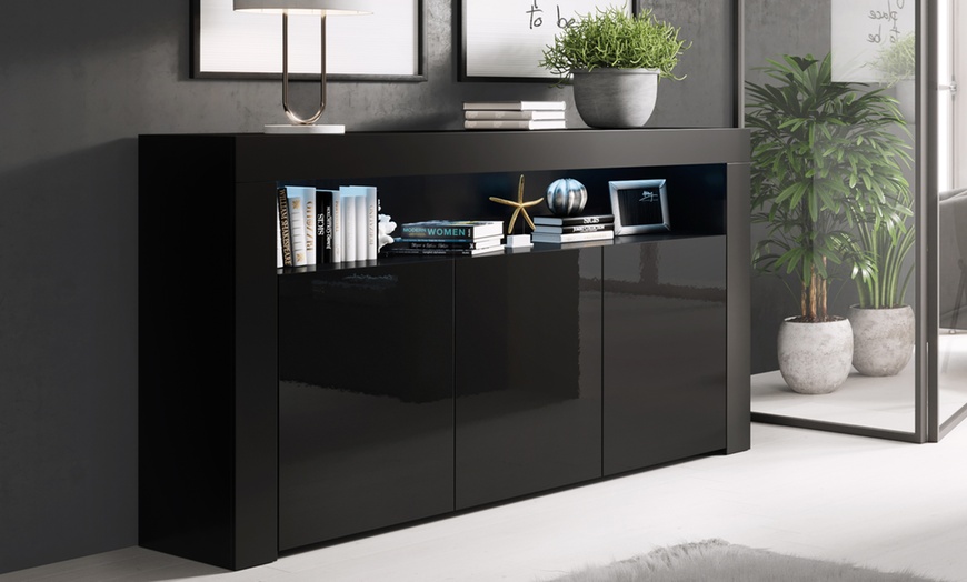 Image 4: Buffet "Aker" avec lumières LED intégrées