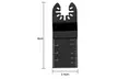 10Pcs 34mm Oscillating Multi Tool Saw Blade High Carbon Steel Saw Blade - Second Medium