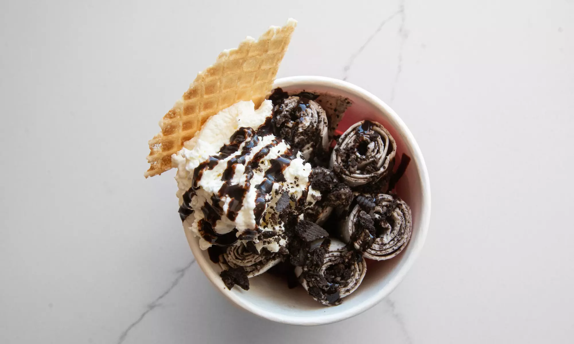 Rolled Ice Cream Cups for 1 or 2 People / Personalized Ice Cream for 4