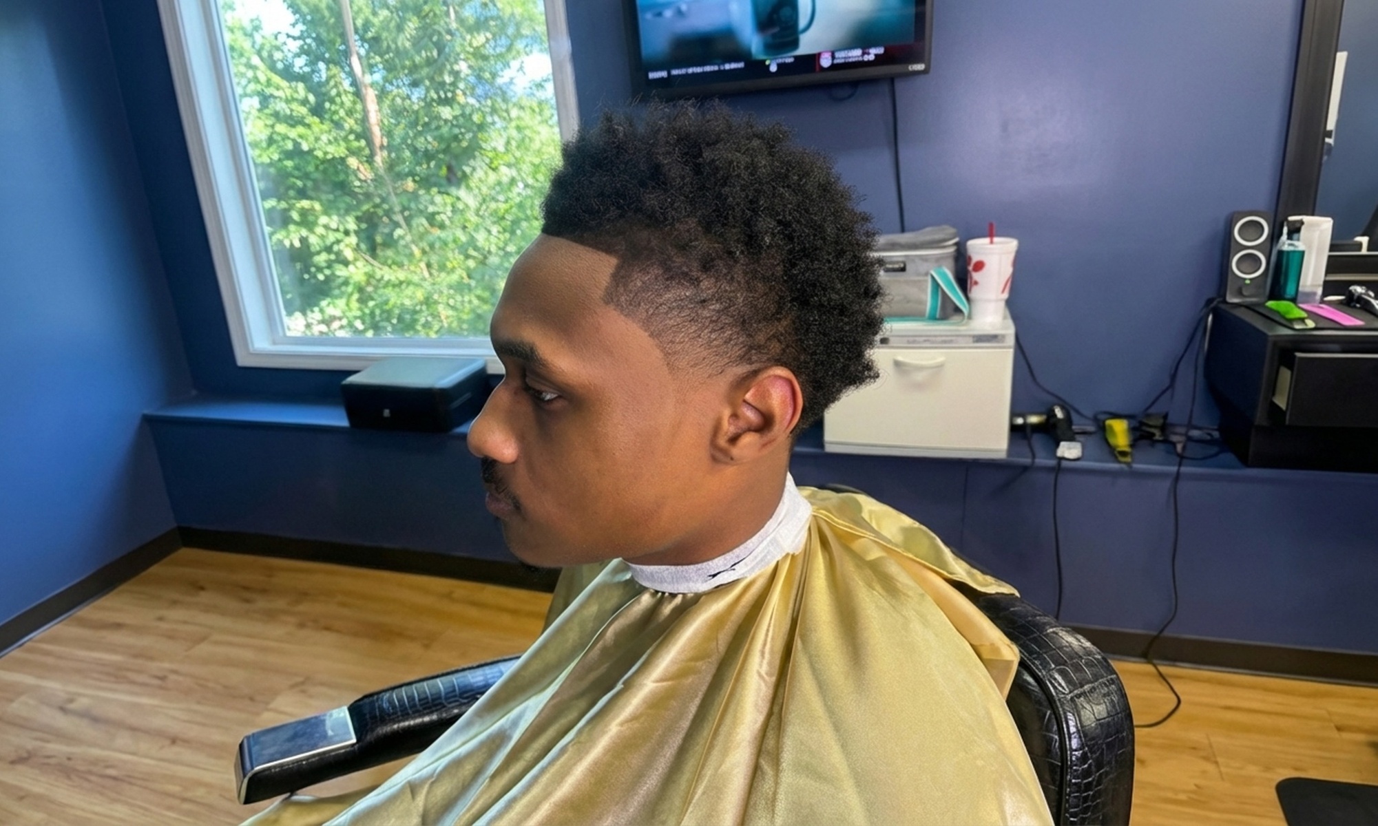 Transform Your Look: Man Haircut with Optional Beard