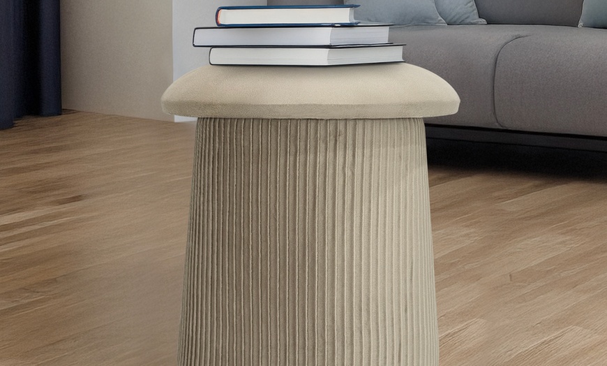 Image 4: Pouf en forme de champignon