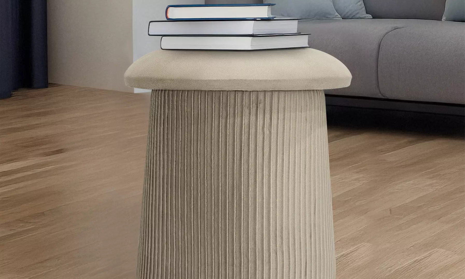 Pouf en forme de champignon