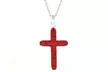 Sterling Silve Cross Necklace With Crystals From Swarovski - Second Medium