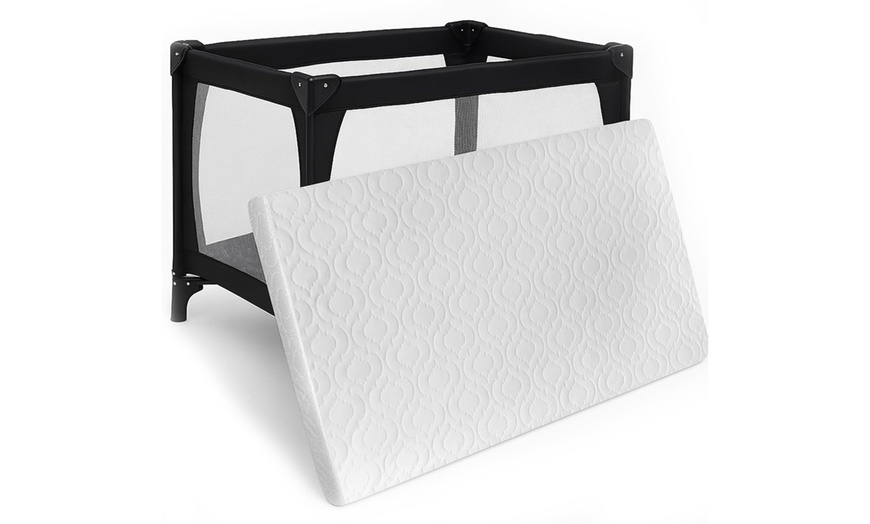 Image 1: Toddlers Travel Cot Mattress