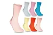 Special Essentials Six Pairs Cotton Diabetic and Circulator Crew Socks - Second Medium