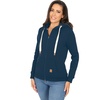 Image 16: Blu Apparel Women's Zipped Hoodie