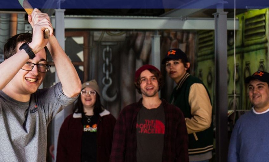 Image 3: Epic Axe Throwing or Axe + Escape Room for 2–4 at Eat Sleep Axe
