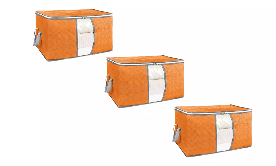 Foldable Storage Bag Clothes Blanket Quilt Closet Sweater Organizer Boxes Bags