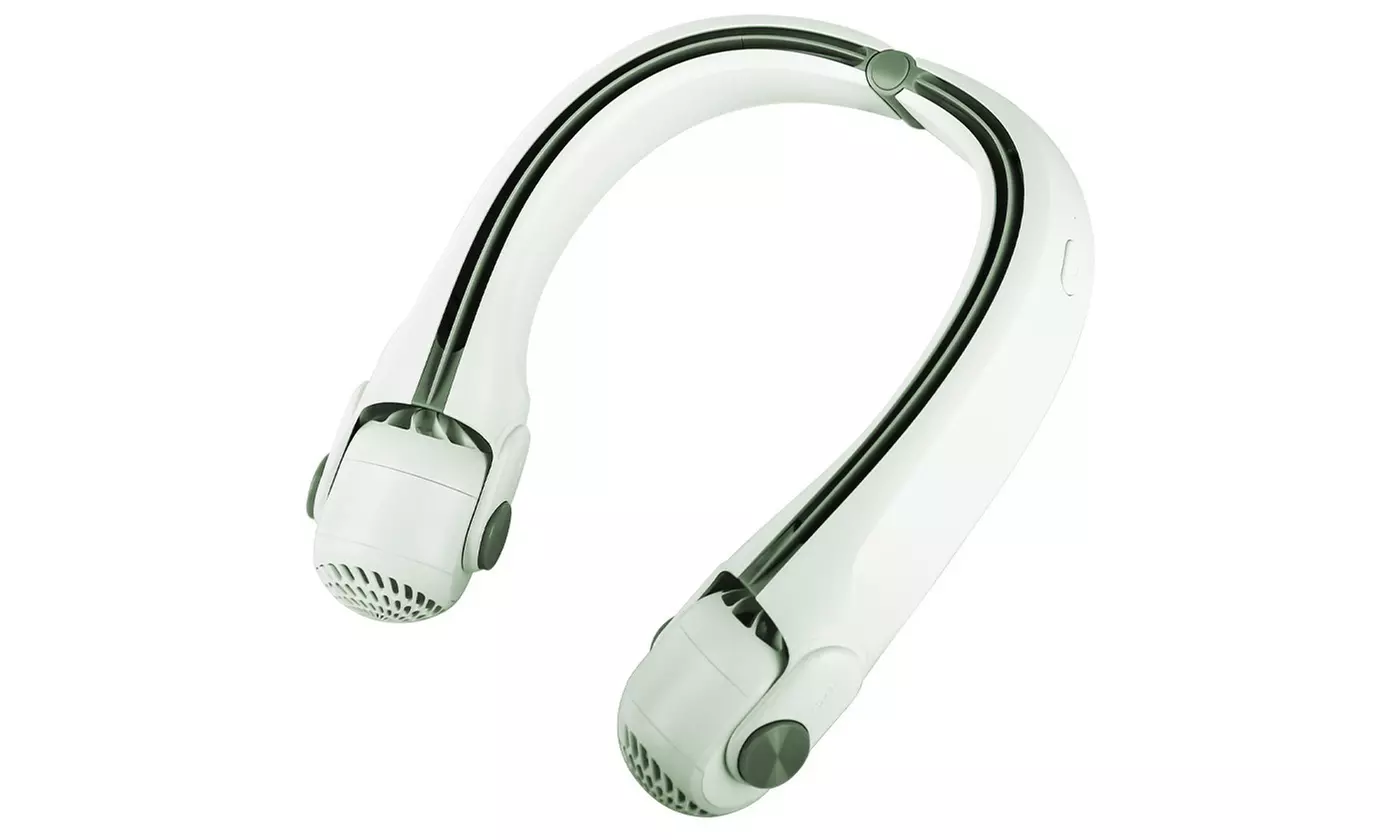 MounTEK Hands-Free Bladeless Neck Fan with 3 Speeds & 360-Degree Cooling