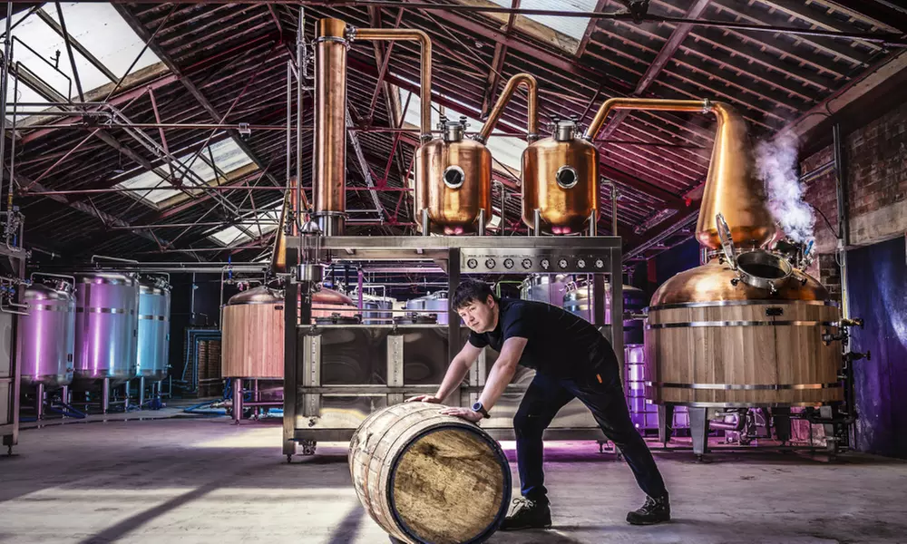 Distillery Tour, Welcome Cocktail, and Tasting at Dropworks Distillery