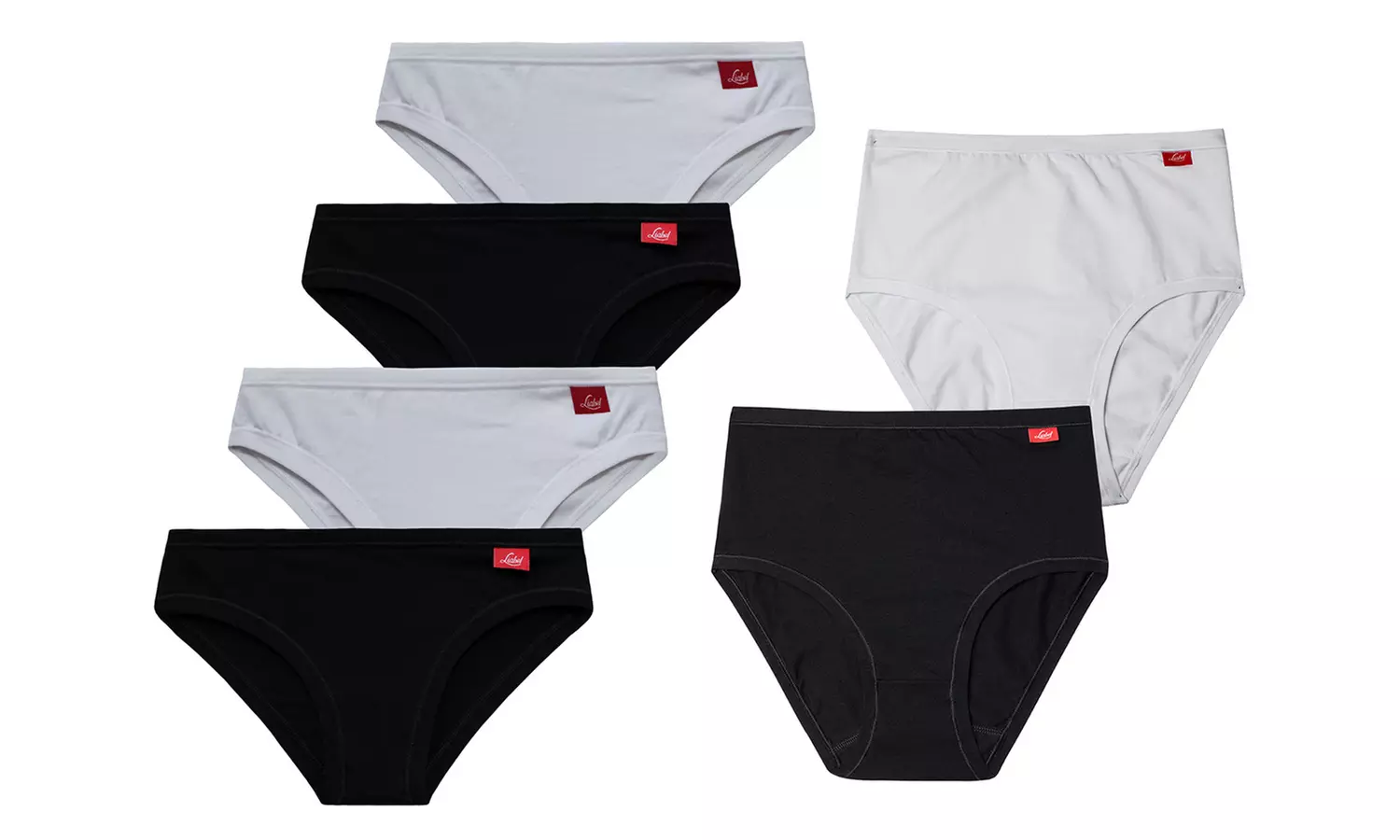 6 o 12 slip da donna a vita bassa o culotte Liabel