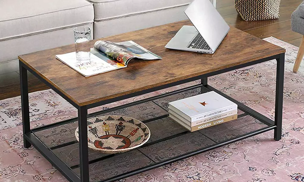 Table basse style industriel "Ramizu" - Image 5