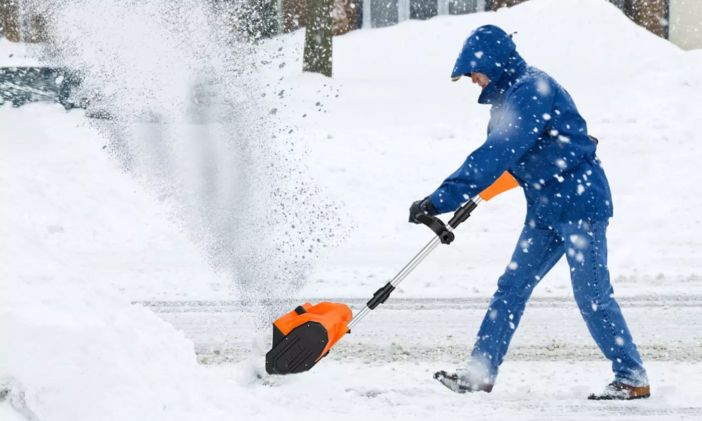 iMounTEK 21V Cordless Snow Shovel & Snow Thrower - 11 Inch