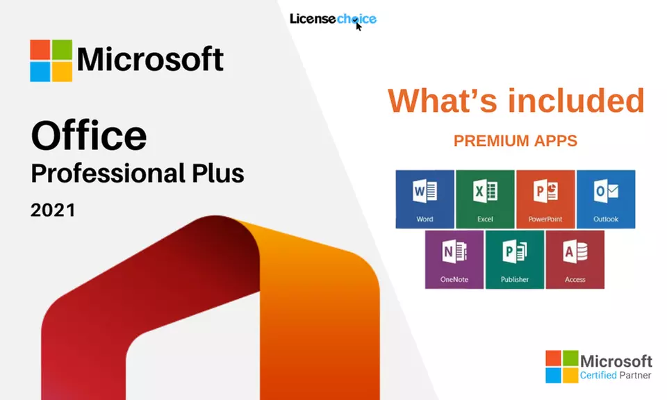 Microsoft Office 2019 or 2021 Lifetime Activation Key for Windows or Mac - Primary Image