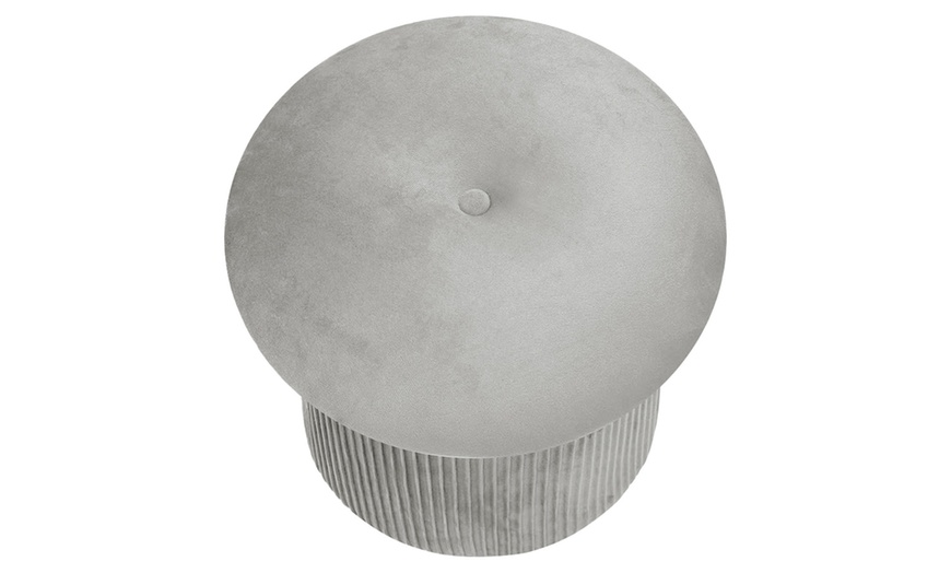 Image 11: Pouf im Pilz-Design mit integriertem Stauraum