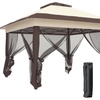 Image 2: Outsunny 3.6 x 3.6 m Pop-up Gazebo with Netting