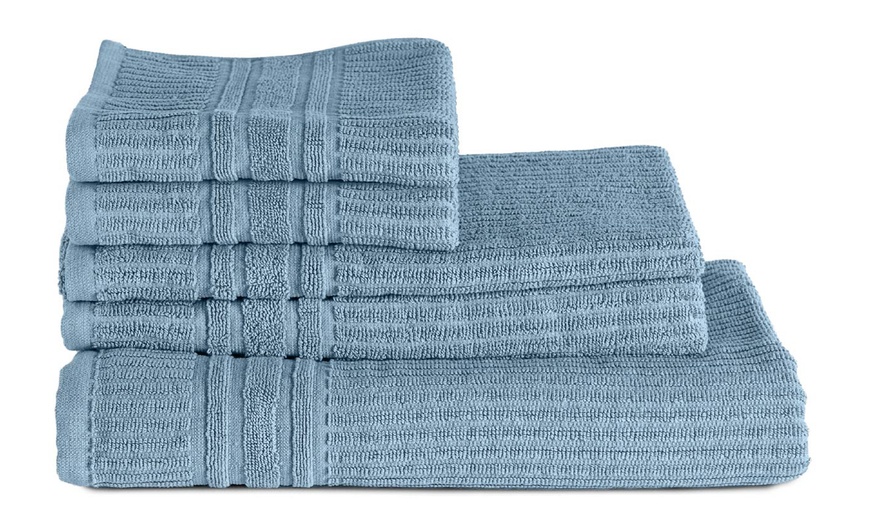 Image 12: Ensemble de 5 serviettes en coton