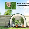 Image 9: Outsunny Foldable Small Greenhouse
