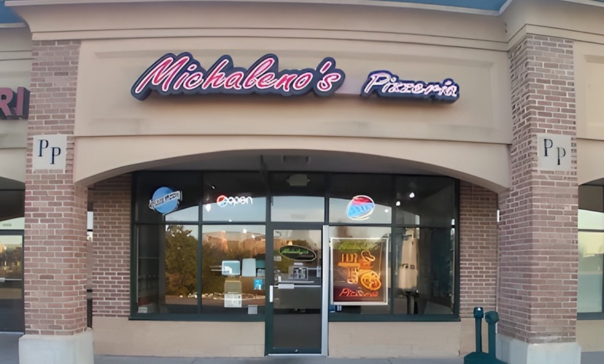 Image 4: Pizza Deals with Appetizer, Garlic Bread, or Dining Credit Options