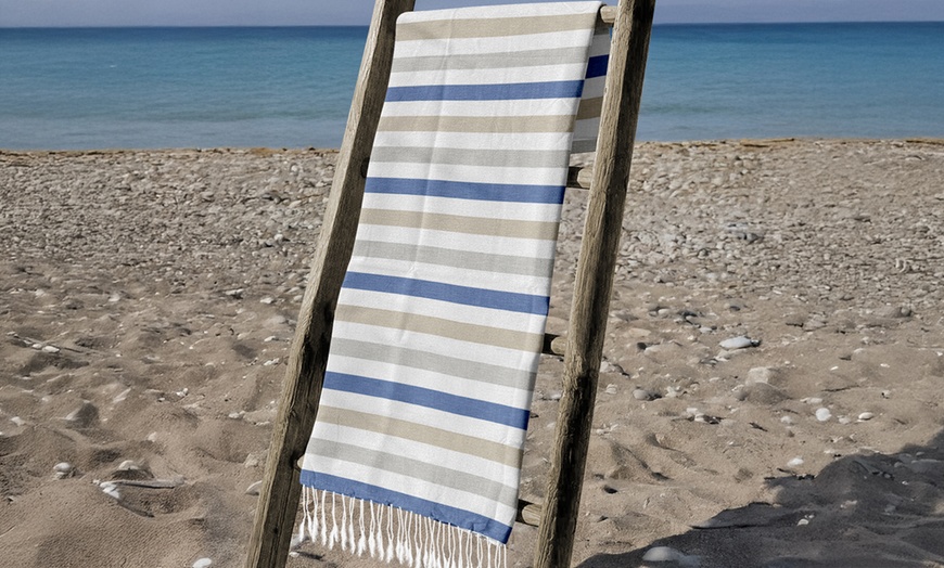 Image 1: Drap de plage XXL 210 x 240 cm
