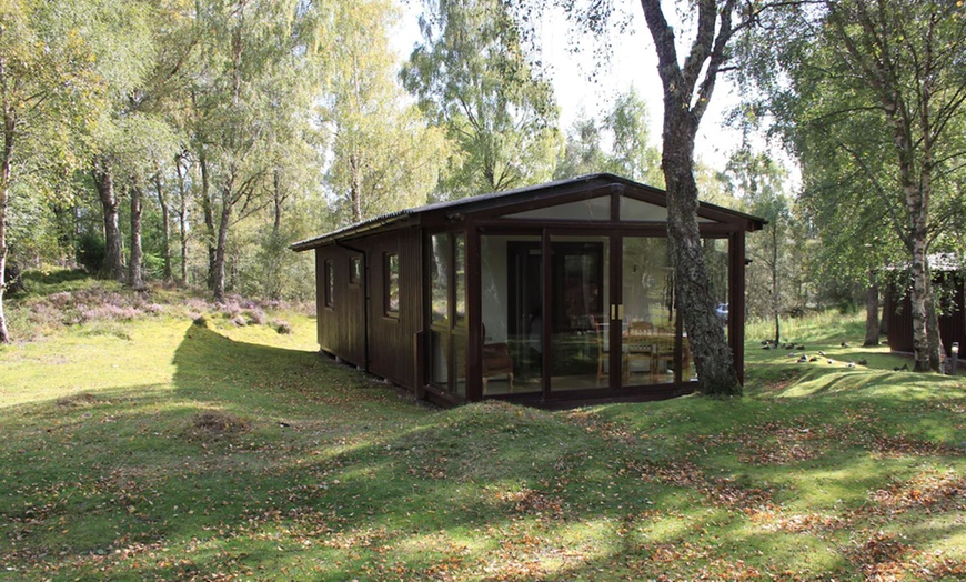 Image 2: Carrbridge: Standard One or Two-Bedroom Cabin for Up to Four People