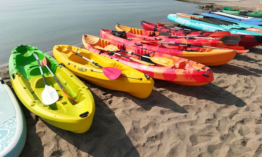 Image 2: Alquiler de paddle surf o kayak en el mar Menor para 1 o 2 personas 