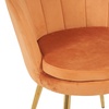 Image 32: Fluwelen schelp fauteuil