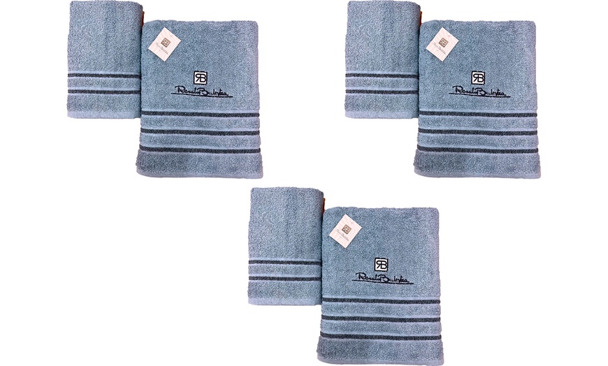 Image 5: 3 ou 5 ensembles de 2 serviettes Renato Balestra