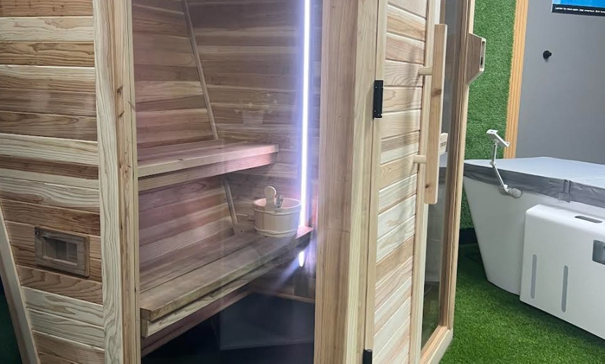Image 9: 45-Minute Cold Plunge, Sauna and Red Light Therapy Sessions 
